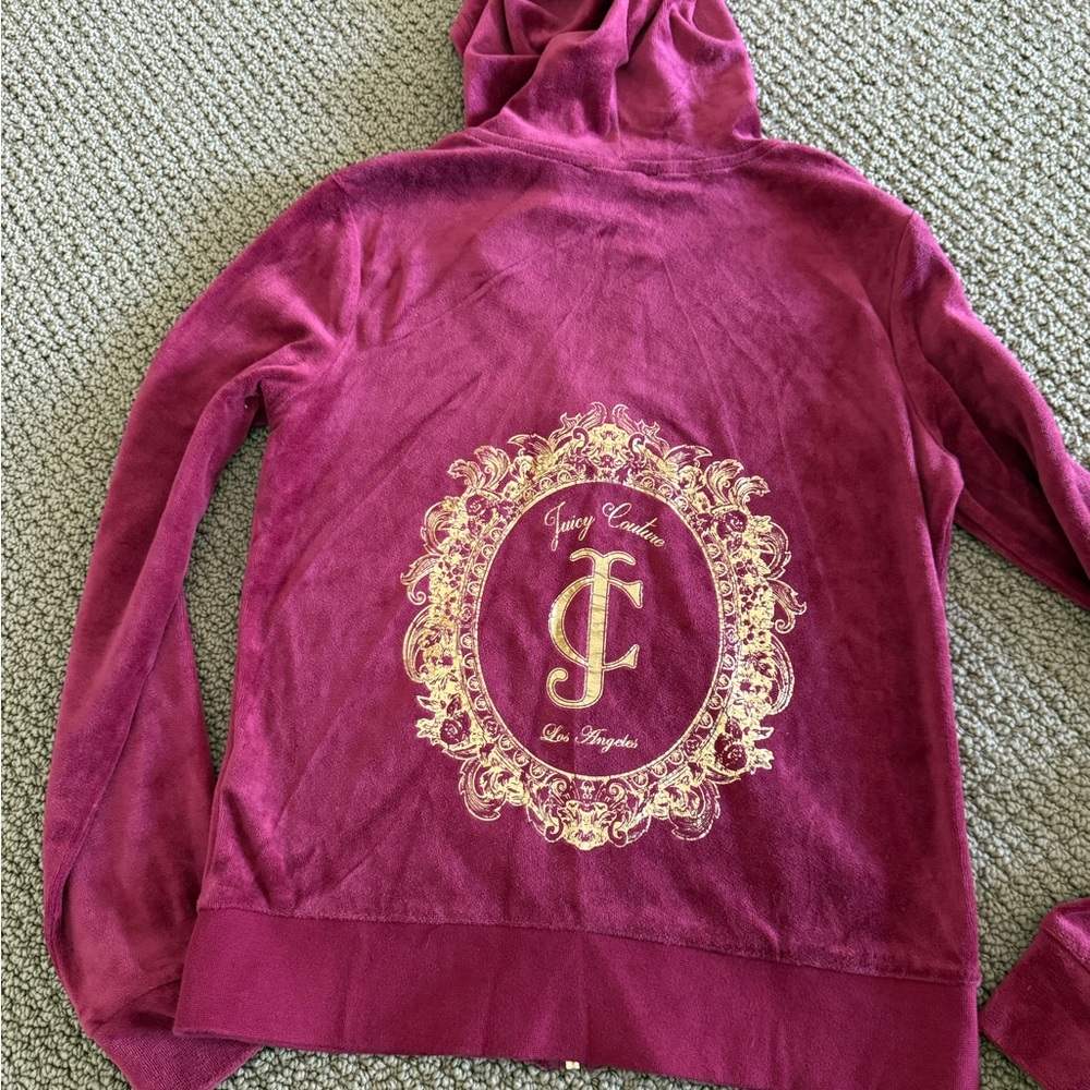 Authentic Juicy Couture Jacket with Gold Accents, Size S